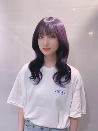 ミディアム カラー ヘアアレンジ 柔らか垢抜けｶﾗｰと ｶｯﾄ🫧ASUKAのヘアスタイル