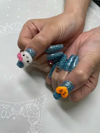 セミロング ネイル 《LB》ラブリエ Nail&eyeのマツエク・マツパデザイン