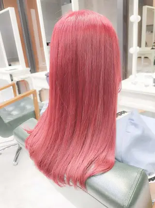 セミロング カラー ヘアアレンジ Days 透明感カラーのヘアスタイル