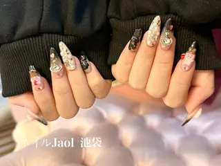 ロング ネイルJaol 池袋のネイルデザイン