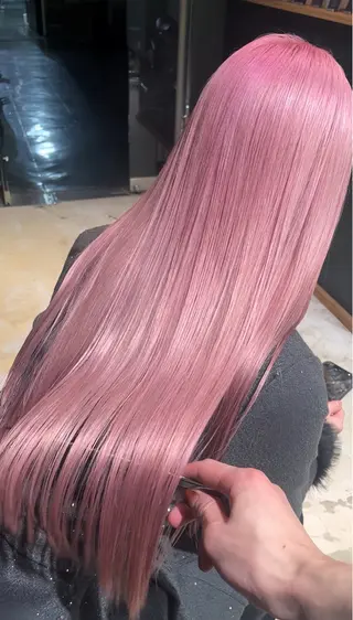 ロング 💖艶ハイトーン髪質 改善💖ケンシンのヘアスタイル