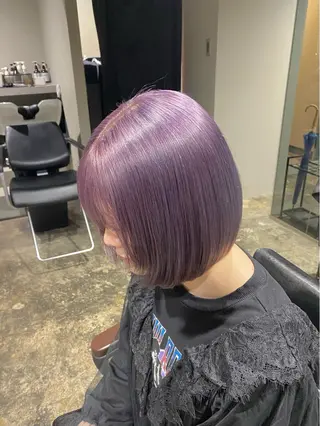 ショート カラー ハイトーンカラー レイヤー/ juriのヘアスタイル