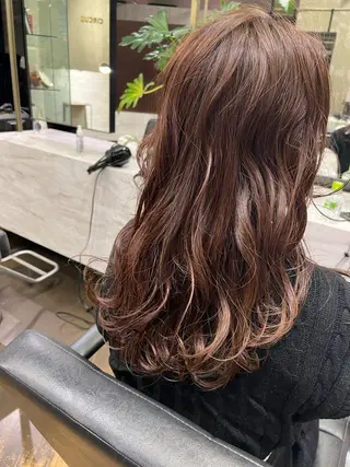 ロング パーマ 松井美樹/似合わせ ガーリー・韓国のヘアスタイル
