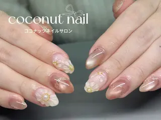 ネイル 神田 ココナッツのネイルデザイン