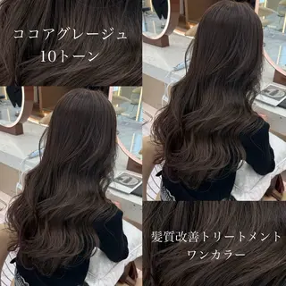 ロング カットモデル募集 長谷川のヘアスタイル