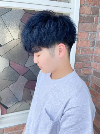 ミディアム カラー メンズ Mintleaf 💛MAYUKOのヘアスタイル