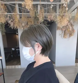 ショート 長田 亮のヘアスタイル