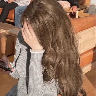 ロング カラー 🎀暖色/ラベンダー /paru🤍のヘアスタイル