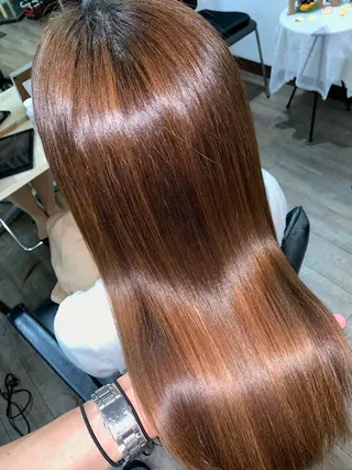 ロング 縮毛矯正/髪質改善 井上智秀のヘアスタイル