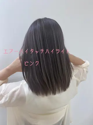 ミディアム カラー ヘッドスパ narumi🧸のヘアスタイル