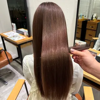 ロング 暖色🍇/透明感/ 髪質改善/YUIKOのヘアスタイル