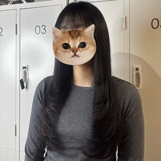 ロング チサト🍨/仙台 /レイヤー🪽‪🤍のヘアスタイル