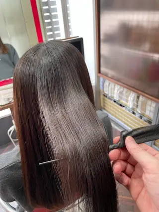 ロング 岡薗 寛之のヘアスタイル