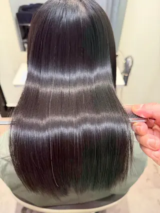 ミディアム 髪質改善 艶髪🔵ﾌｾﾅｵﾔのヘアスタイル