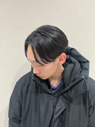 パーマ メンズ Ken 曲がる縮毛矯正/韓国のヘアスタイル