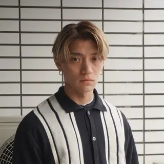 メンズ 毛流れヘア×眉 ワックス/RIKUのヘアスタイル