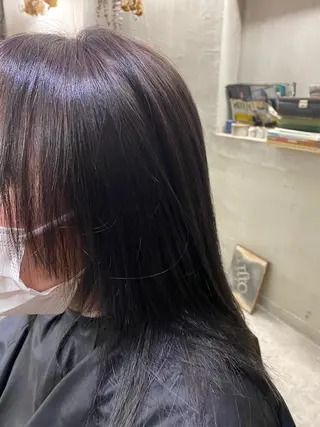 セミロング お任せヘア☘️☘️ 及川渚のヘアスタイル