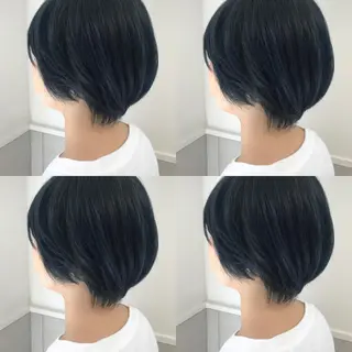 ショート カラー 小栗 麻衣のヘアスタイル