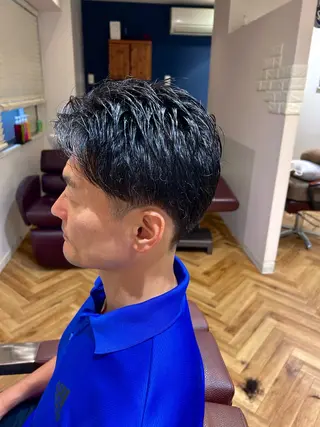 ミディアム メンズ 太田 龍之介のヘアスタイル
