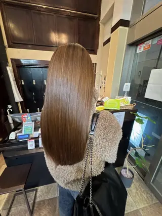 ロング パーマ 鈴木結花/立川美容師 /お悩み解決型美容師のヘアスタイル