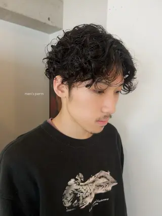 パーマ メンズ Kii/fiika/ 天神今泉🍊neneのヘアスタイル