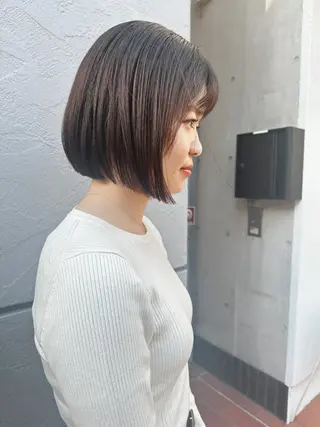 ミディアム カラー 吉田勇人🩶レイヤー •透明感カラー•暗髪のヘアスタイル