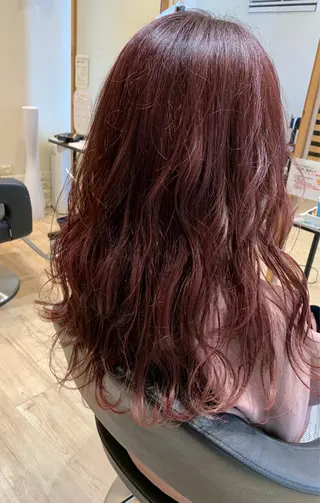 セミロング カラー 大久保 隆蔵のヘアスタイル