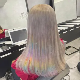 ロング ブリーチ&エクステ 🥀ケアカラー特化のヘアスタイル