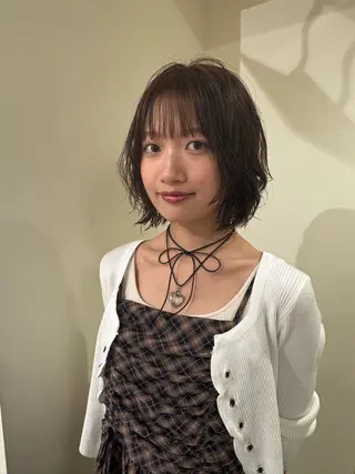 ミディアム カラー natsuki /HUIのヘアスタイル