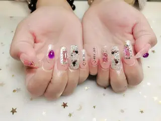 ネイル ロング 上福岡 らんらんのネイルデザイン