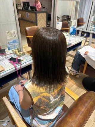 セミロング カラー Reve /マキノのヘアスタイル