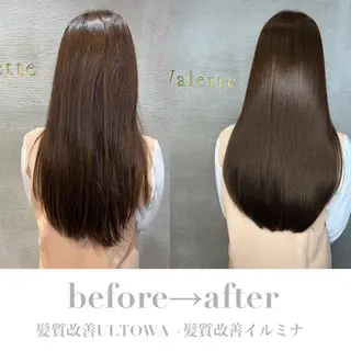 ロング カラー 髪質改善🌈縮毛矯正 荻原 達矢のヘアスタイル