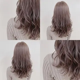セミロング カラー ☁️グレージュカラー TAKUYA☁️のヘアスタイル