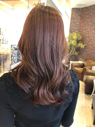 ロング カラー 東恩納 誠のヘアスタイル