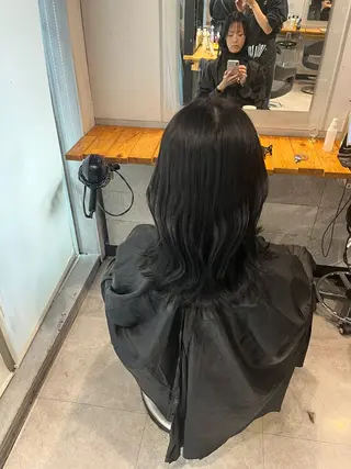 セミロング カラー 川越ハイトーン🧸 Yumaのヘアスタイル