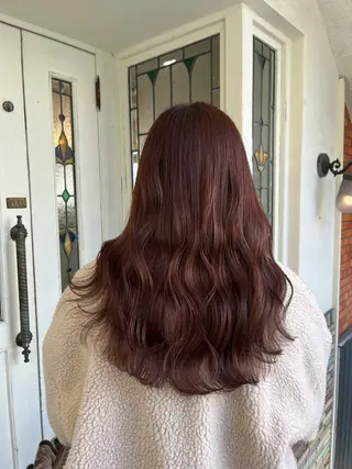 セミロング 【艶髪カラー】 omiのヘアスタイル