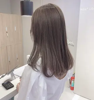セミロング ボブ/縮毛矯正 🌟梅田盛一🌟のヘアスタイル