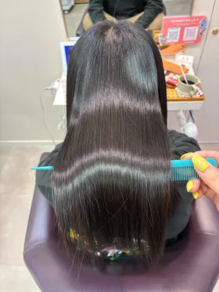 ロング 縮毛矯正/アレンジ FACE。ゆのんのヘアスタイル