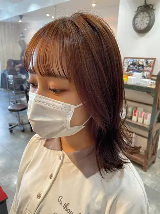 ミディアム 福田 ジュンキのヘアスタイル