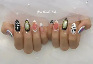 ネイル HANA 長さだしのネイルデザイン