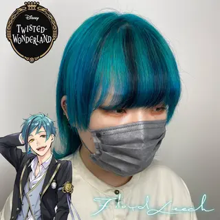 ロング カラー メンズ キッズ 🔥下園あゆむ🔥 レイヤーウルフ/韓国のヘアスタイル