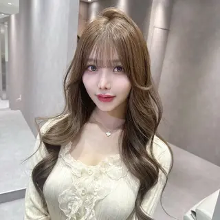 ミディアム 顔周りレイヤー/新宿 /モテ艶カラー/航介のヘアスタイル