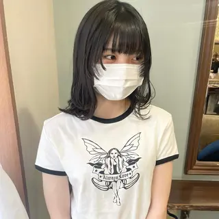 セミロング ウルフカット🪽 レイヤー/髪質改善のヘアスタイル