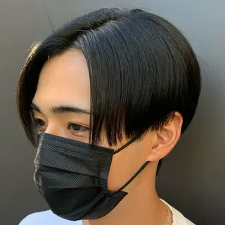 ミディアム パーマ ヘアアレンジ メンズ fifth 石川 凪のヘアスタイル