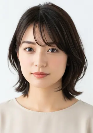 ミディアム 🫧似合わせショート ゴヤ🫧のヘアスタイル