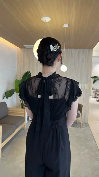 ロング ヘアアレンジ 伊佐治 夕芽のヘアスタイル