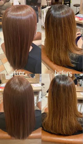 ロング 井上 日菜乃のヘアスタイル