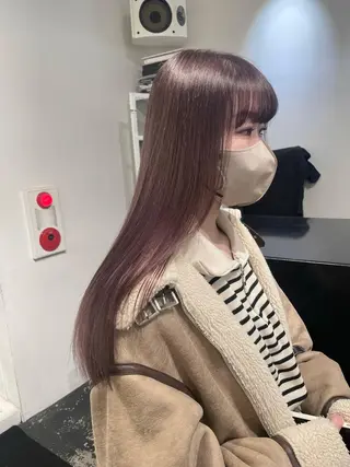ロング カラー パーマ ヘアアレンジ メンズ キッズ ネイル マツエク・マツパ アイブロウ 艶ハイトーン/ヘア アレンジAYAKAのヘアスタイル