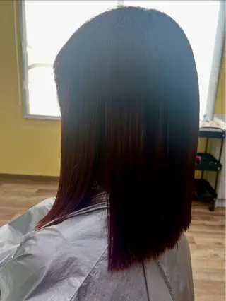 ミディアム ⭐︎BORDER⭐︎ ⭐︎Hitomi⭐︎のヘアスタイル