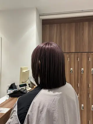 ミディアム 小村 侑生のヘアスタイル